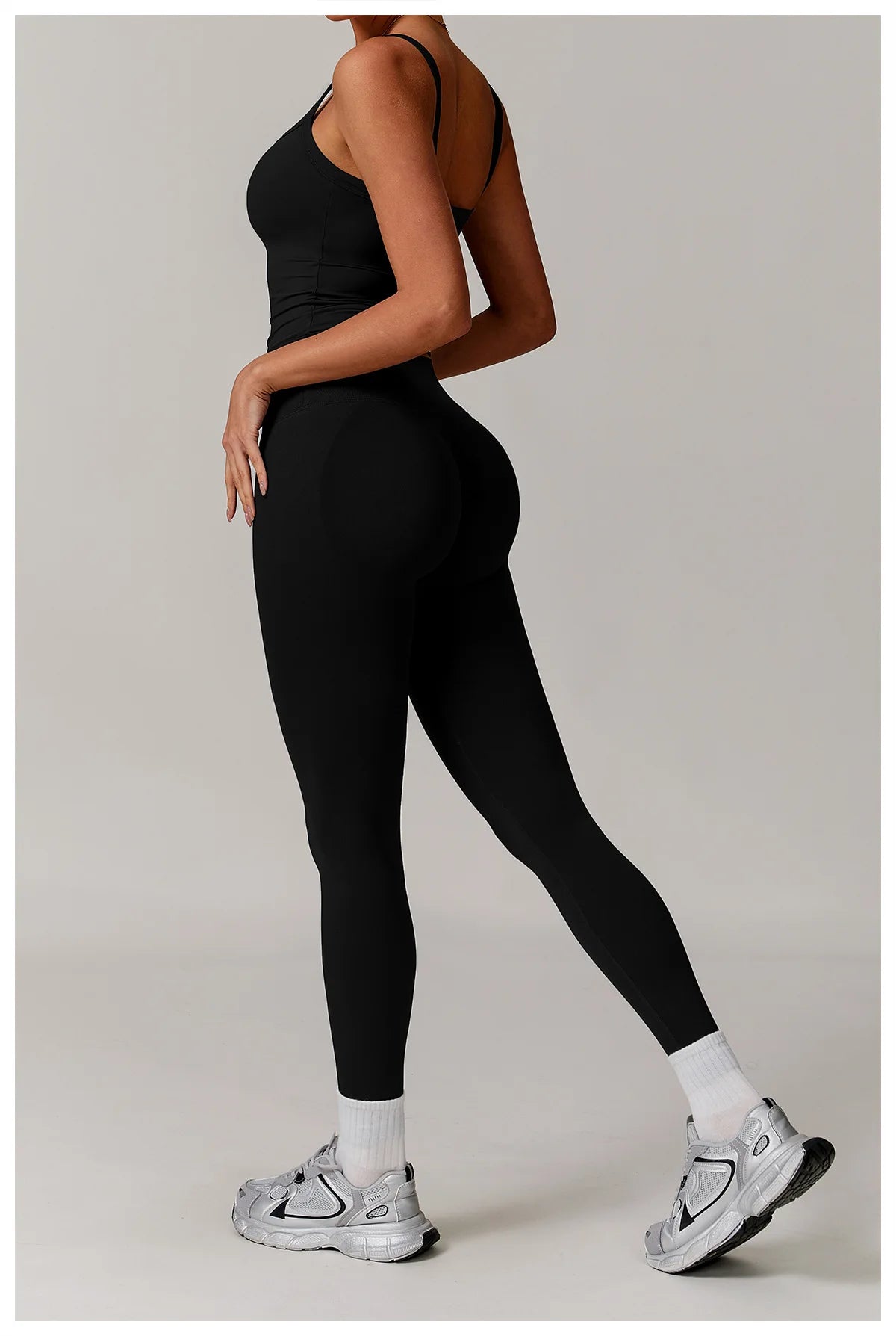 2 Pieces Yoga Suit Sports Set Women Athletic Wear Gym