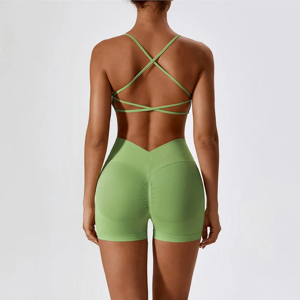 Seamless Yoga Set Gym Suit