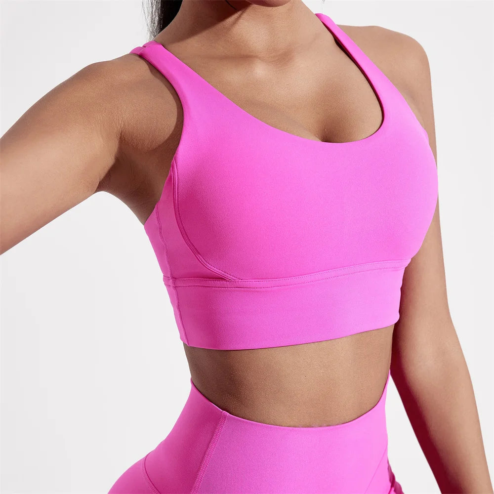 Cross back Fitness sport Bra