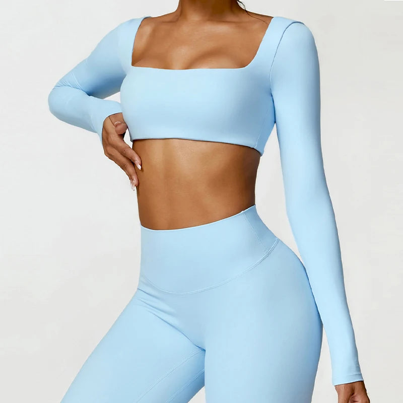 Casual Quick Dry Sports Crop Top