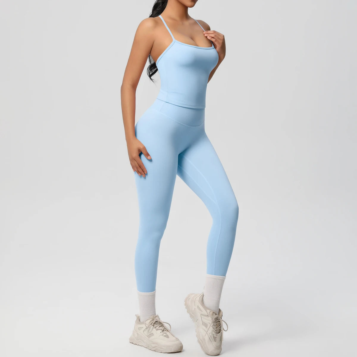 Yoga Top Set Fitness Gym Suit