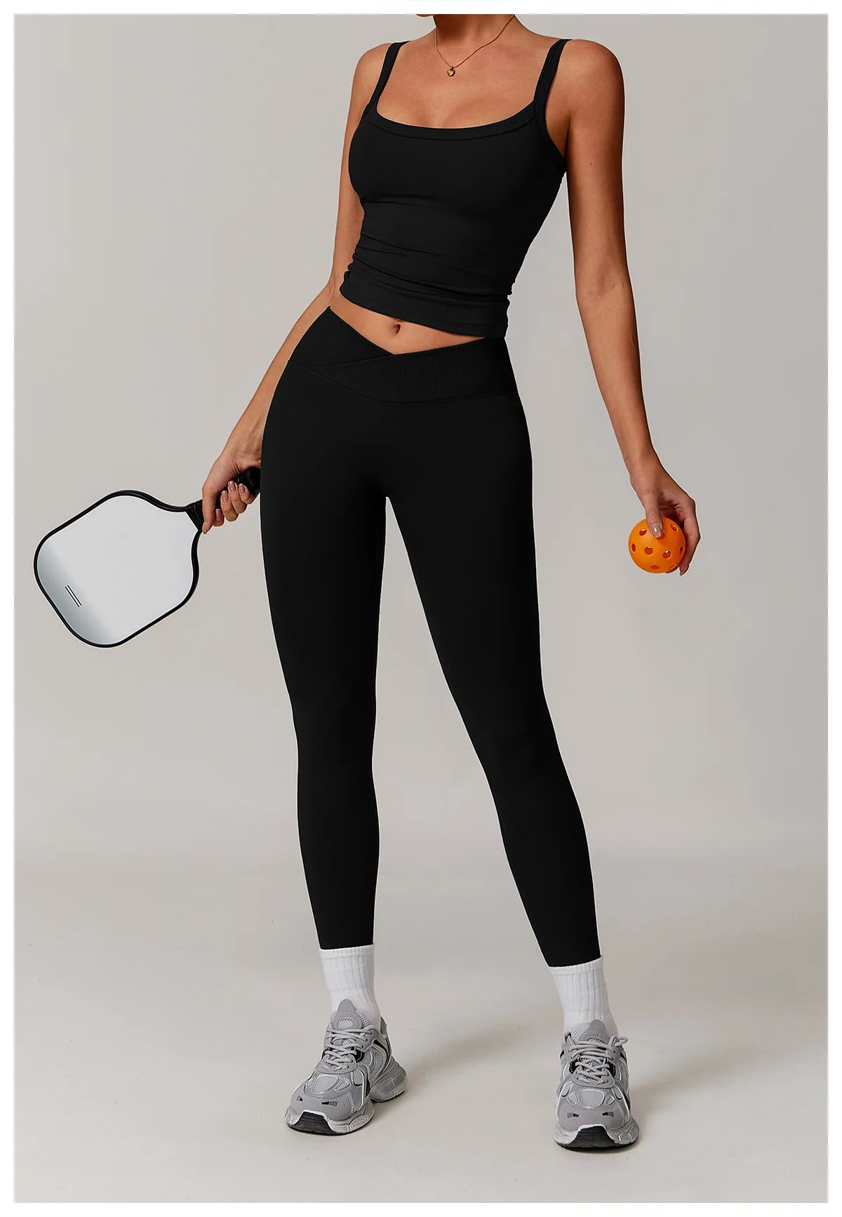 2 Pieces Yoga Suit Sports Set Women Athletic Wear Gym