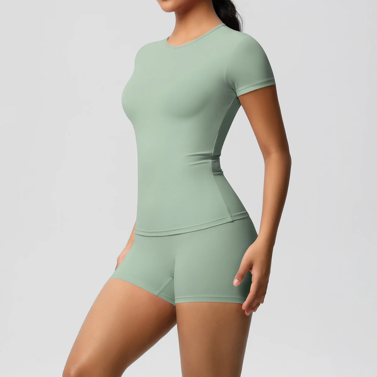 2PC Quick-Drying Gym Leggings Set