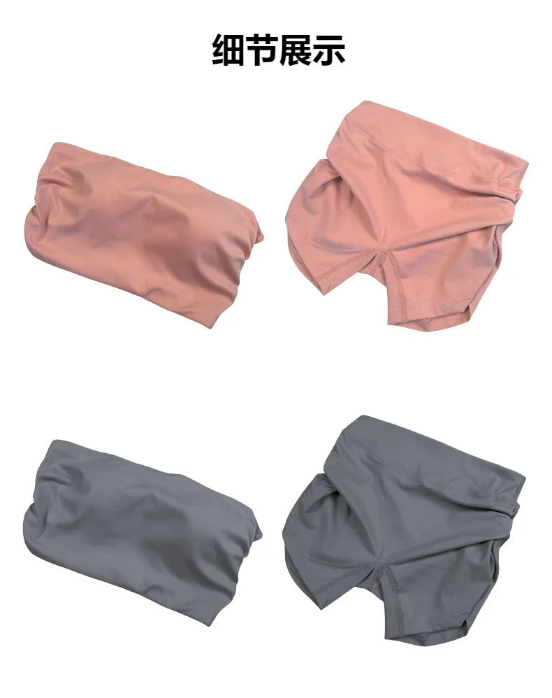 2PCS Strapless Athletic Active Wear