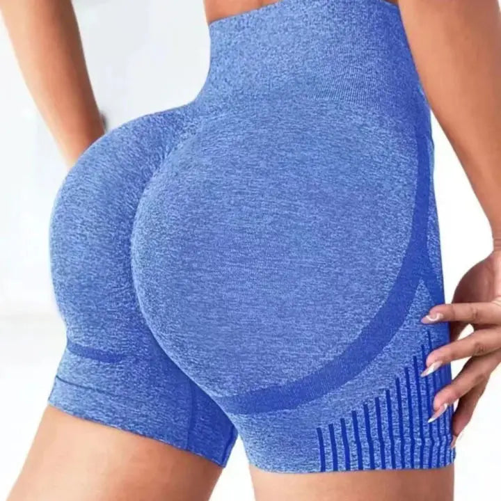 Women Butt Lifting Sports Shorts High Waist Hip Elastic Tummy Control Yoga Shorts Breathable Quick Dry Fitness Yoga Leggings