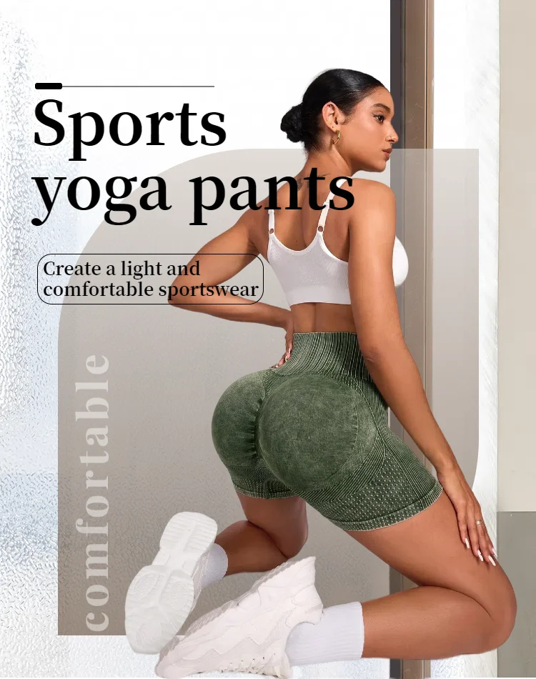 High Waist Green Cardio Women's Shorts, Tummy Chest Lift Fitness Yoga Shorts, Outdoor Workout Cycling Pants, Women's Sportswear