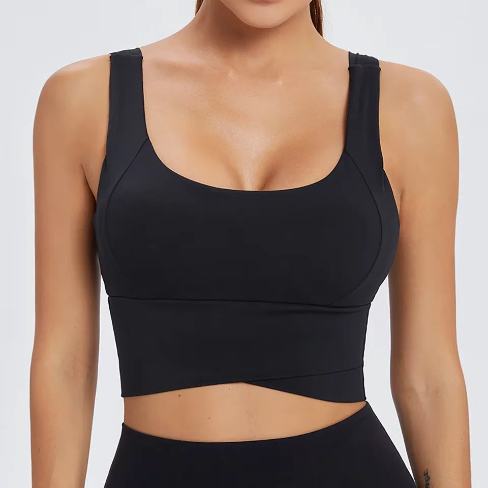 Sports Yoga Bra Nylon Soft Stretchy