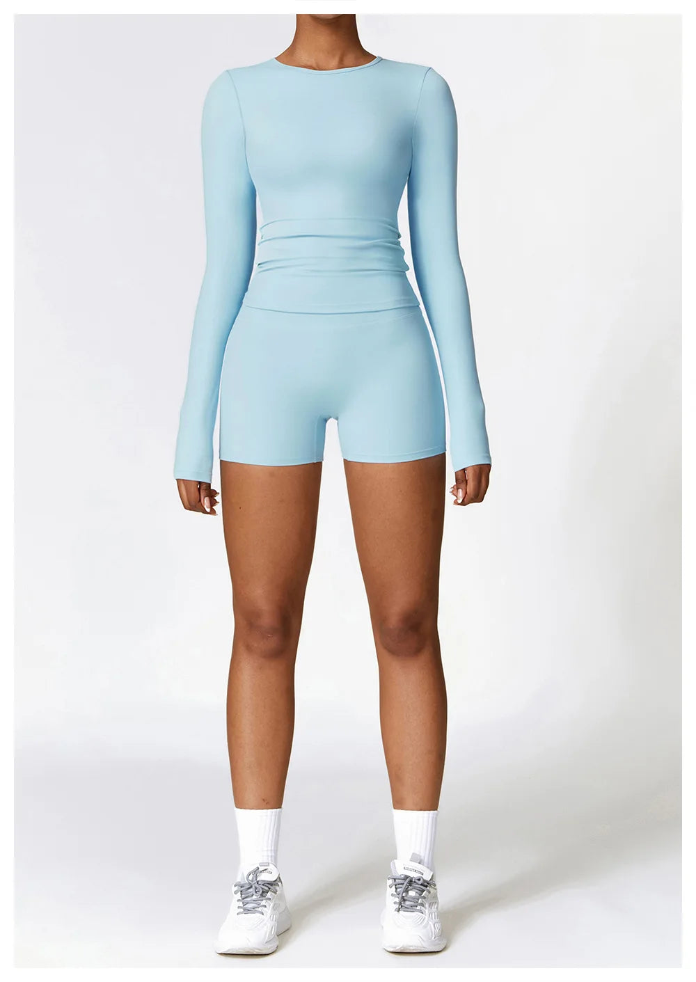 Long Sleeve Fitness Crop Top