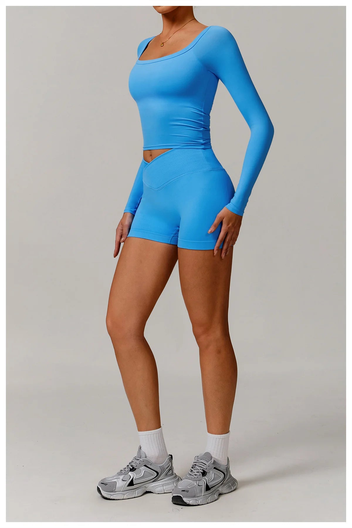 2 Pieces Yoga Suit Sports Set Women Athletic Wear Gym