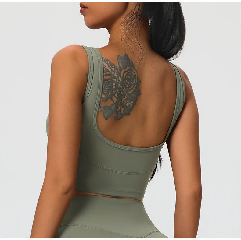 2 Pieces Women's High Quality Soften Yoga Set Sports Suit Gym Set