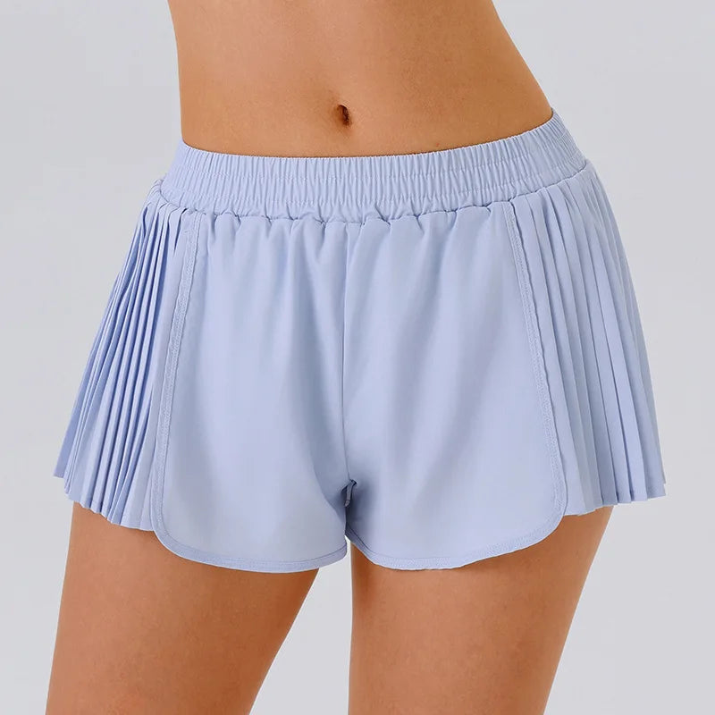 2025 New Summer Gym Running Shorts Casual Quick Dry Sports Shorts Women Biker Cycling Shorts Athleisure Yoga Shorts