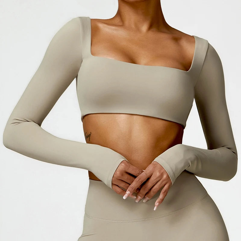 Casual Quick Dry Sports Crop Top