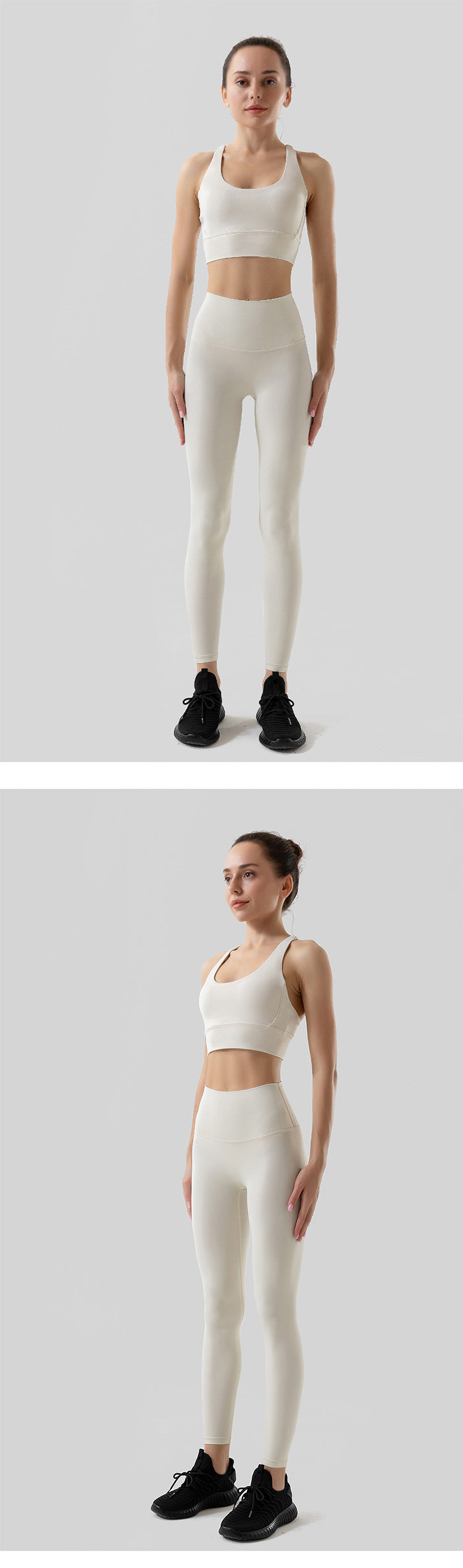 Sportswear Yoga Set Leggings and Tops Fitness