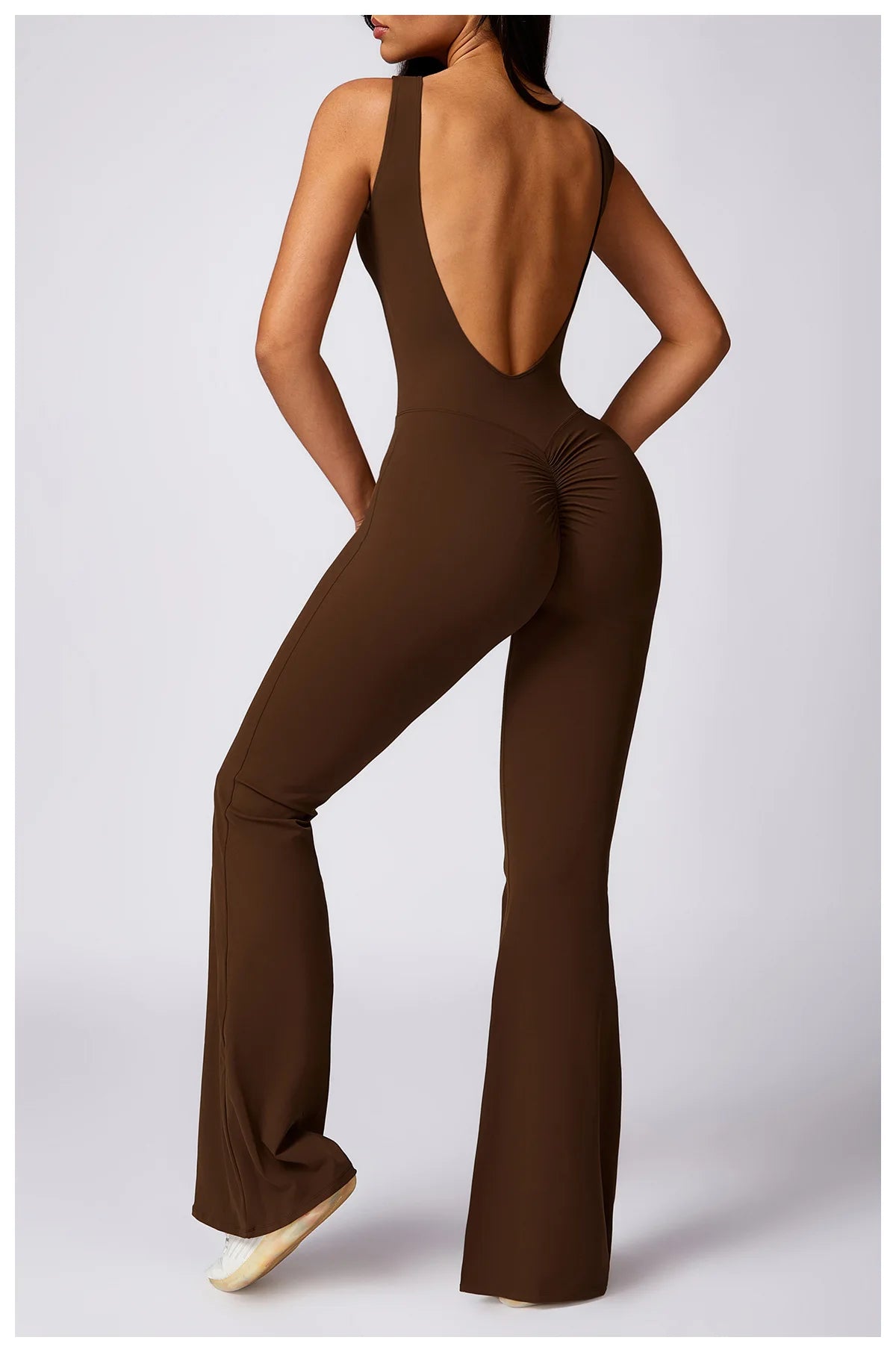 Scrunch Butt Jumpsuit Gym Set