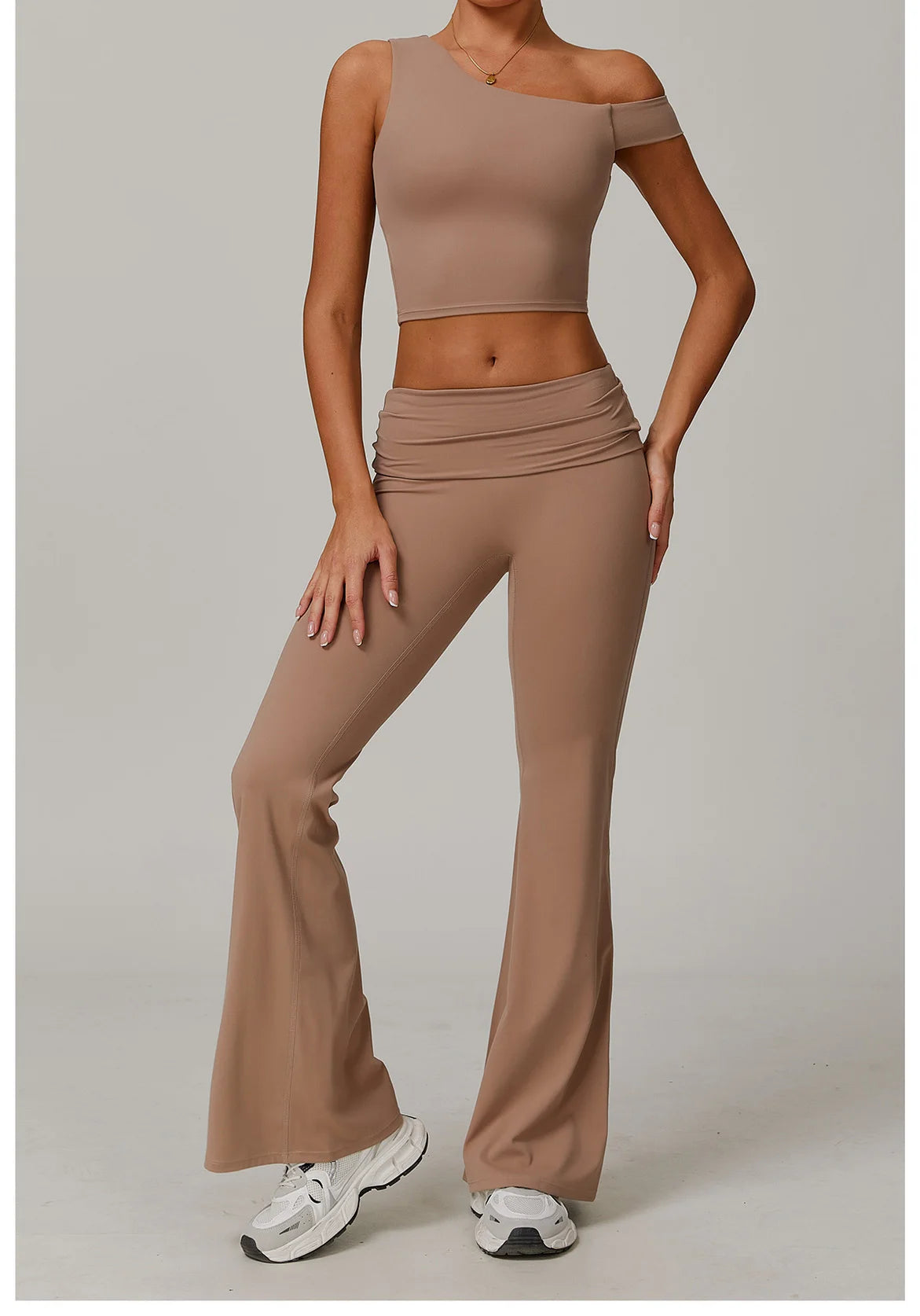 2 Piece Fitness Sportswear Gym Tracksuit High Waist Leggings