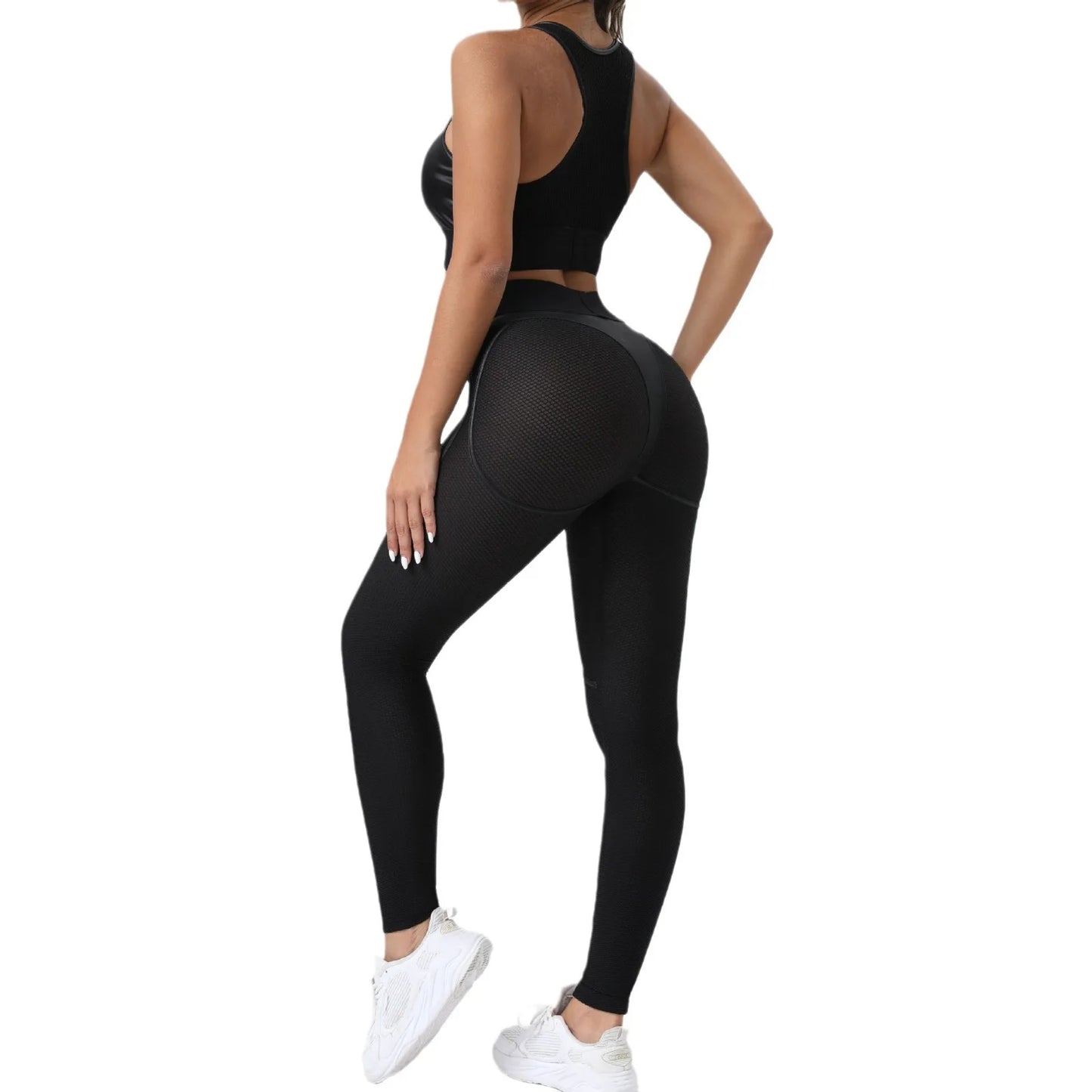Fitness Sexy Sports Suit Women Yoga Set 2 Pieces