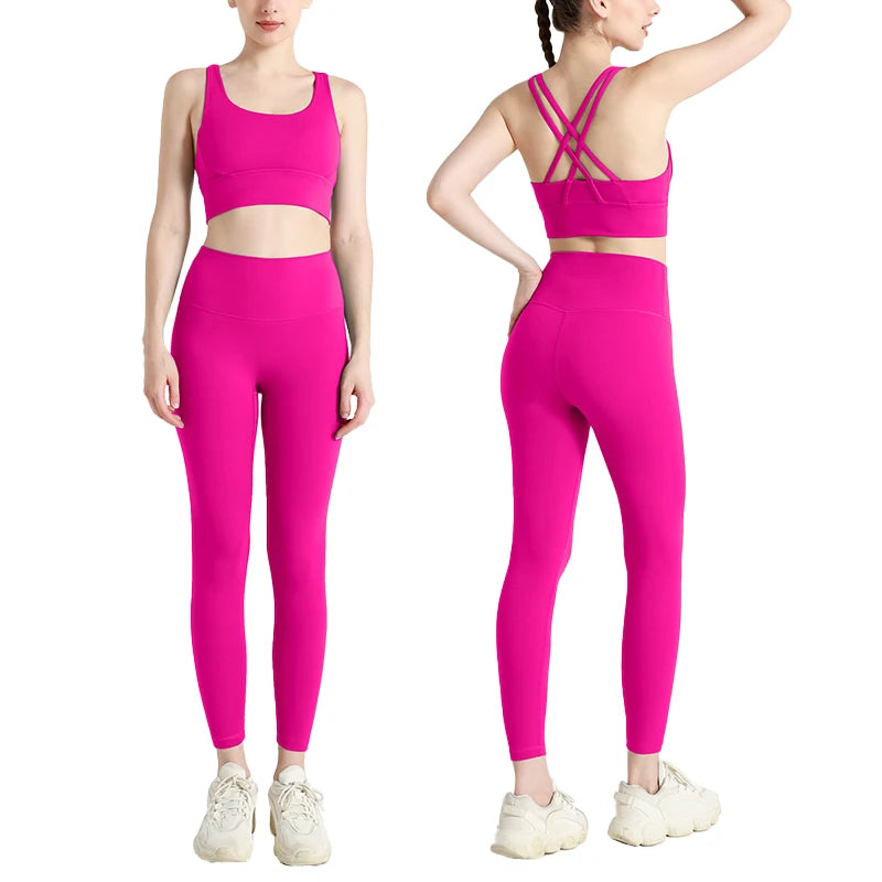 2 Piece Yoga Clothes Women's Tracksuit