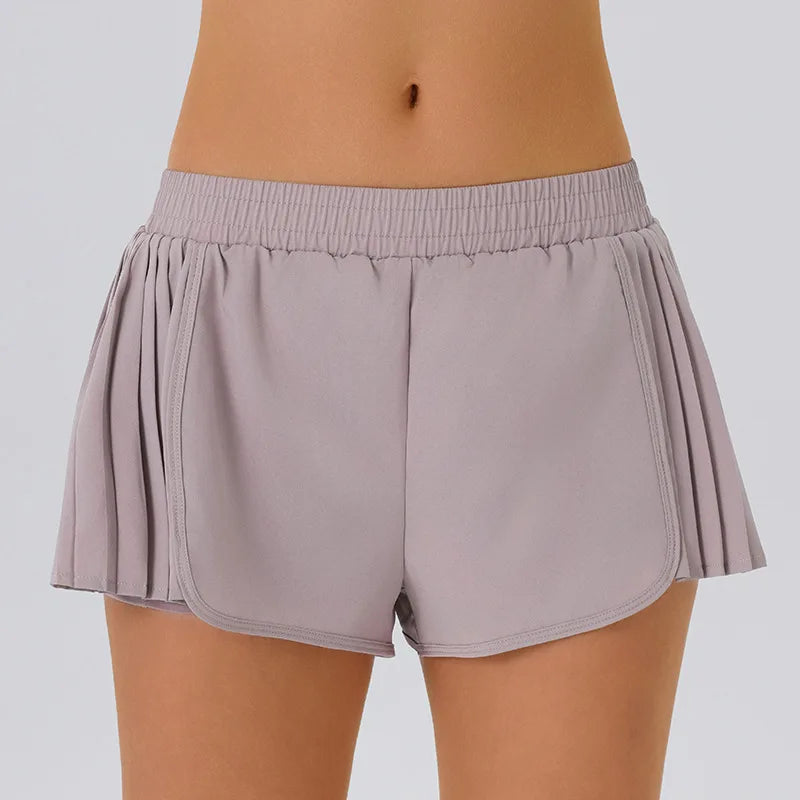 2025 New Summer Gym Running Shorts Casual Quick Dry Sports Shorts Women Biker Cycling Shorts Athleisure Yoga Shorts