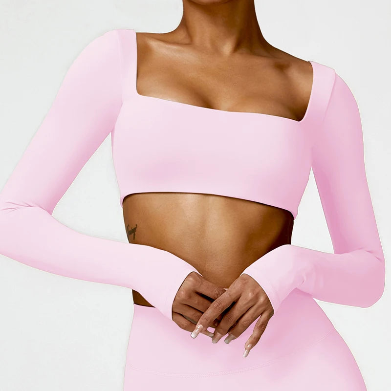 Casual Quick Dry Sports Crop Top