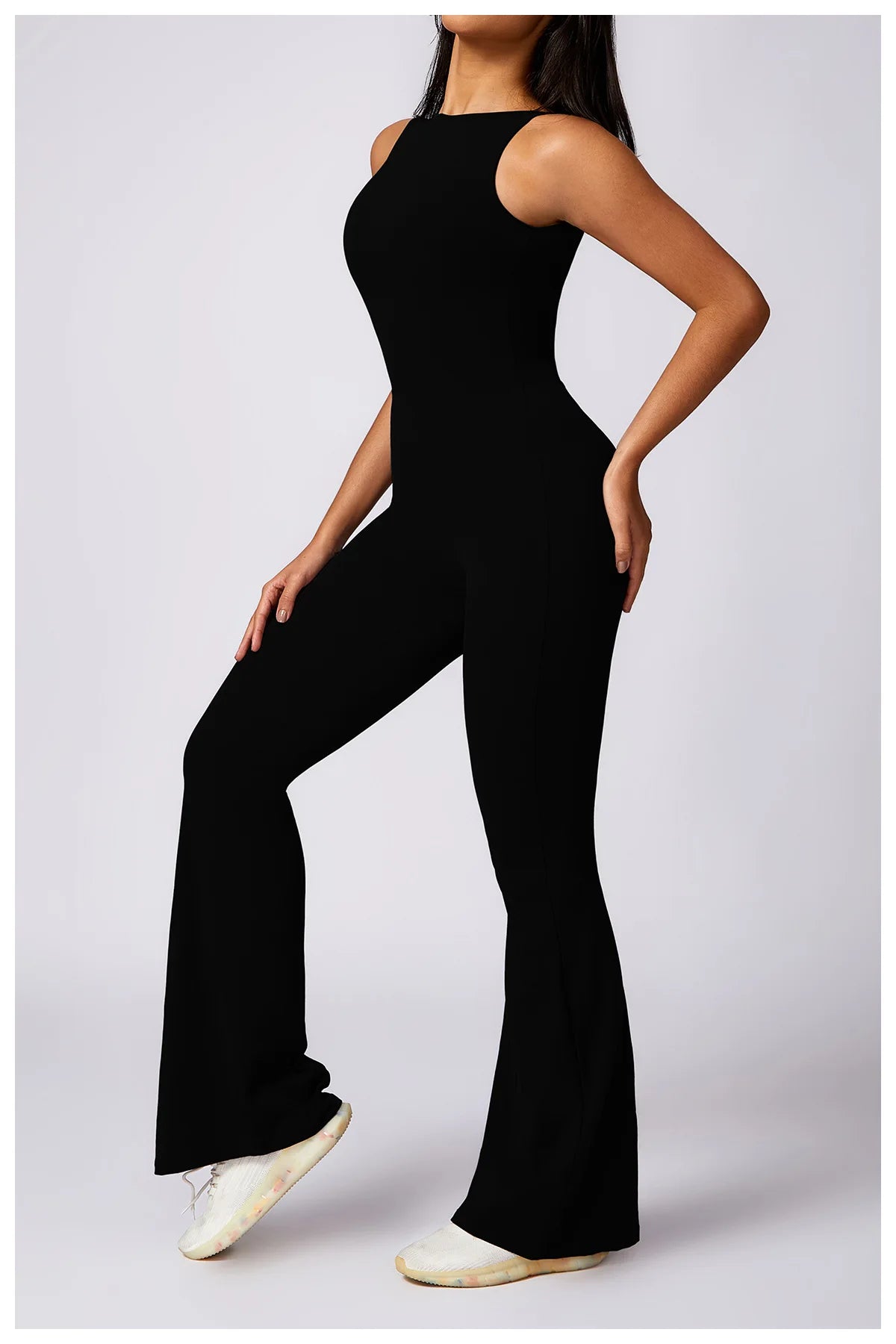 Scrunch Butt Jumpsuit Gym Set