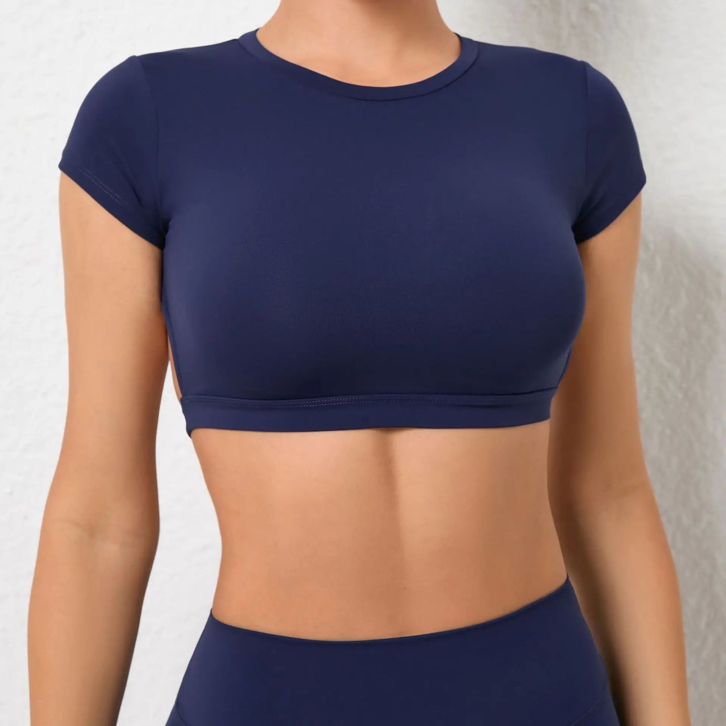 Backless Yoga Crop Top