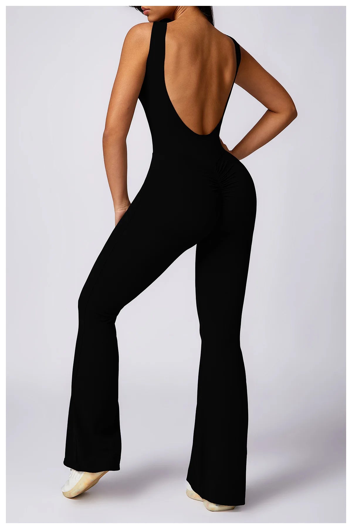 Scrunch Butt Jumpsuit Gym Set