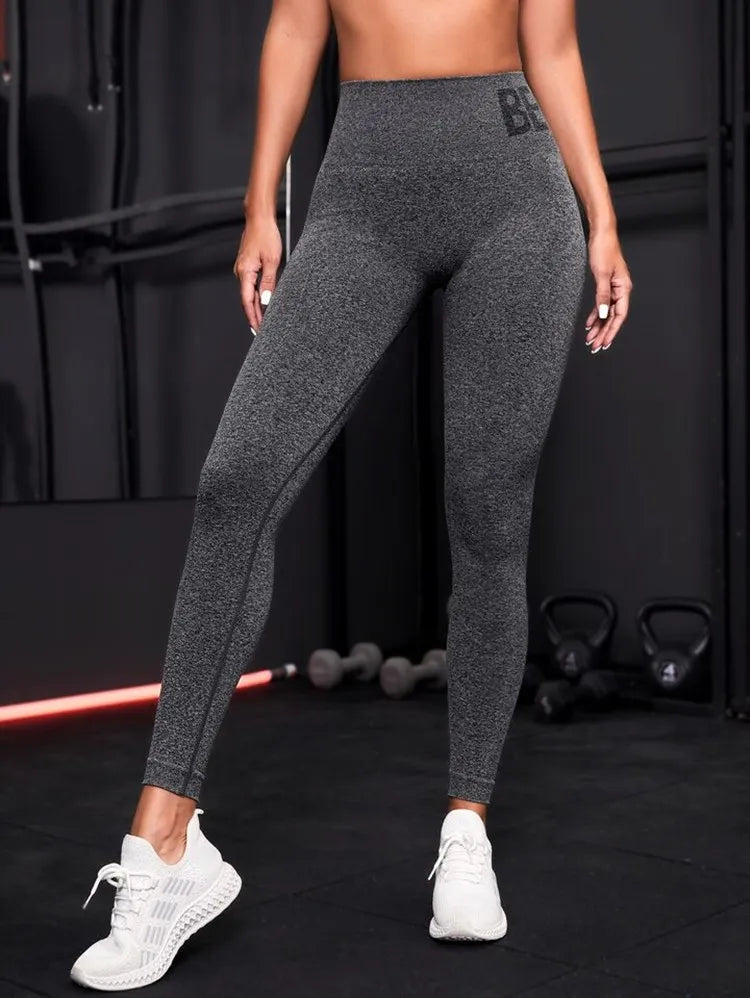 Yoga Pants High Waist Lift Hip Tight Fitness Leggings Seamless Training Sports