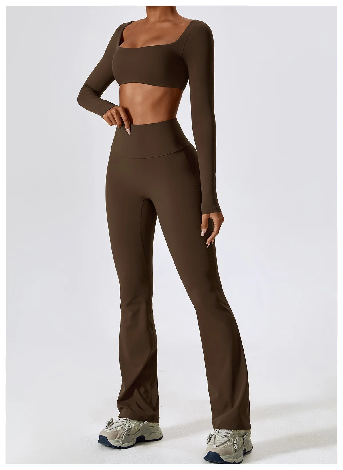 2 Pieces Women Tracksuit Yoga Set