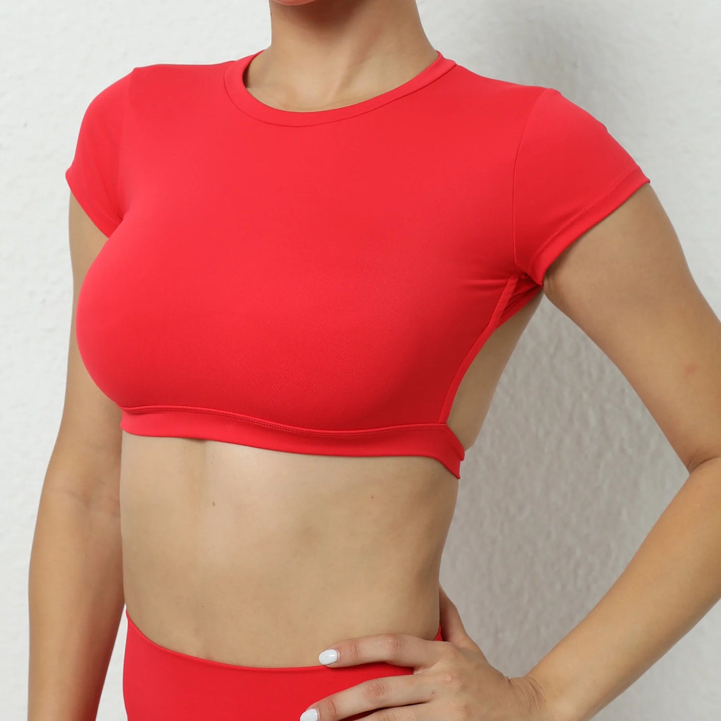 Backless Yoga Crop Top