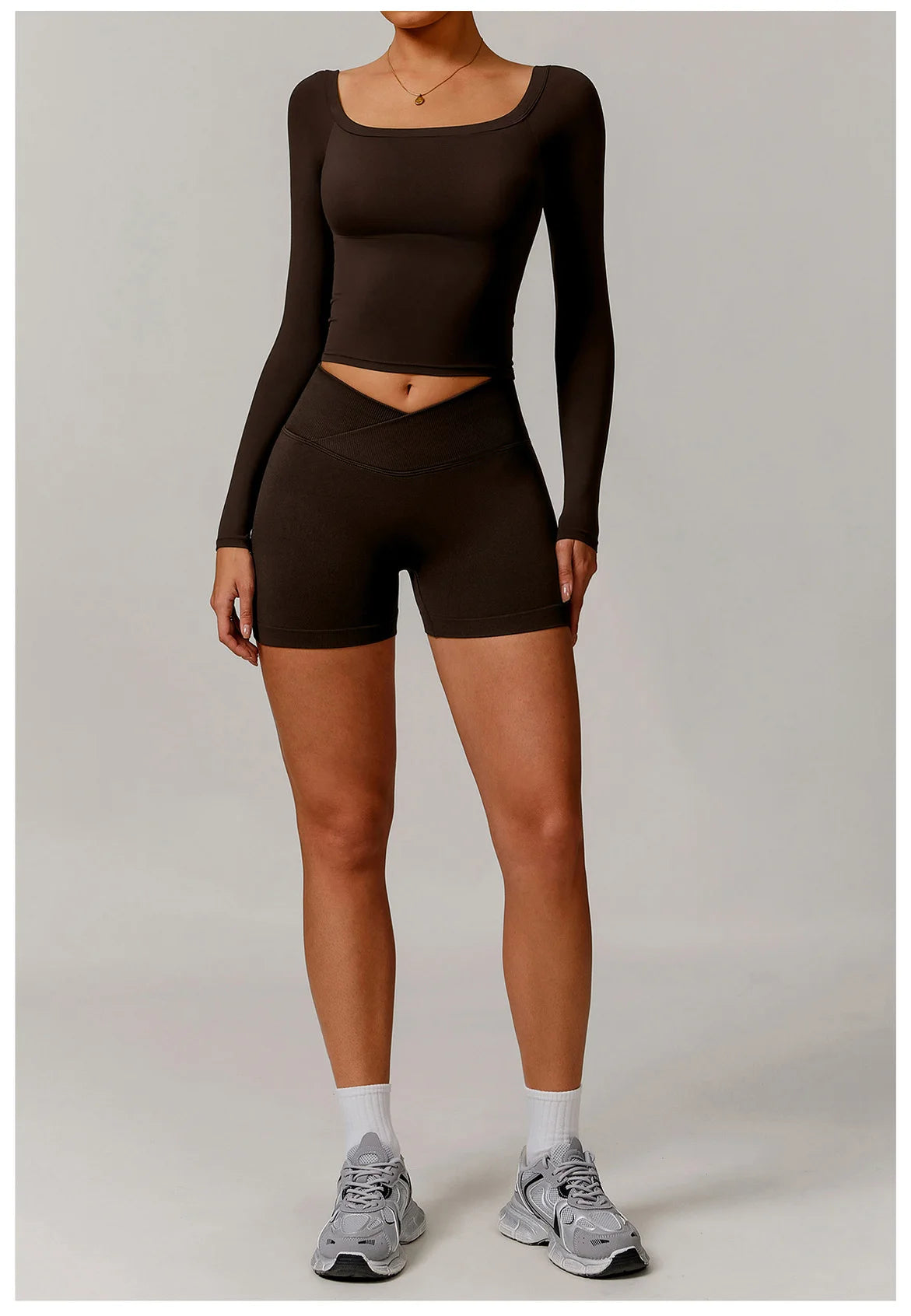 2 Pieces Yoga Suit Sports Set Women Athletic Wear Gym