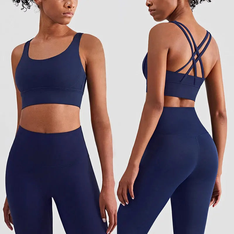 2 Piece Yoga Clothes Women's Tracksuit Athletic Wear