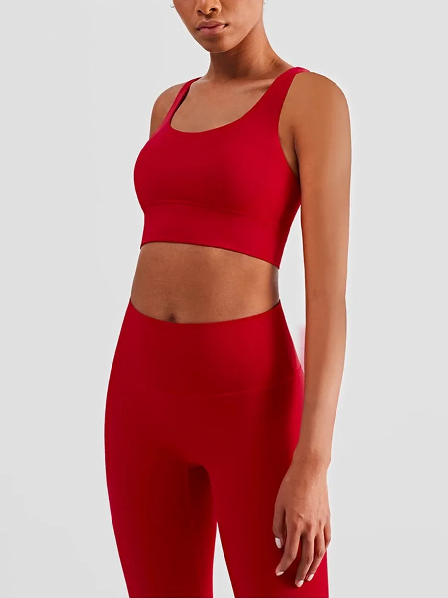2 Piece Yoga Clothes Women's Tracksuit Athletic Wear