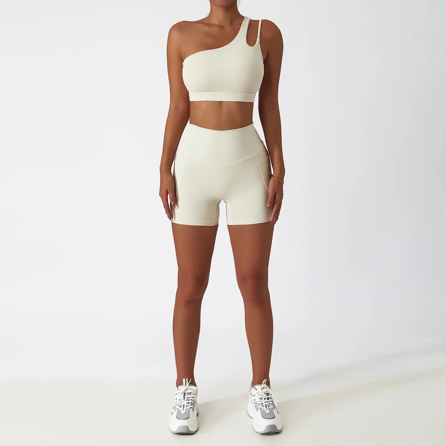 2PCS Seamless Women Tracksuit Yoga Set Workout Sportswear
