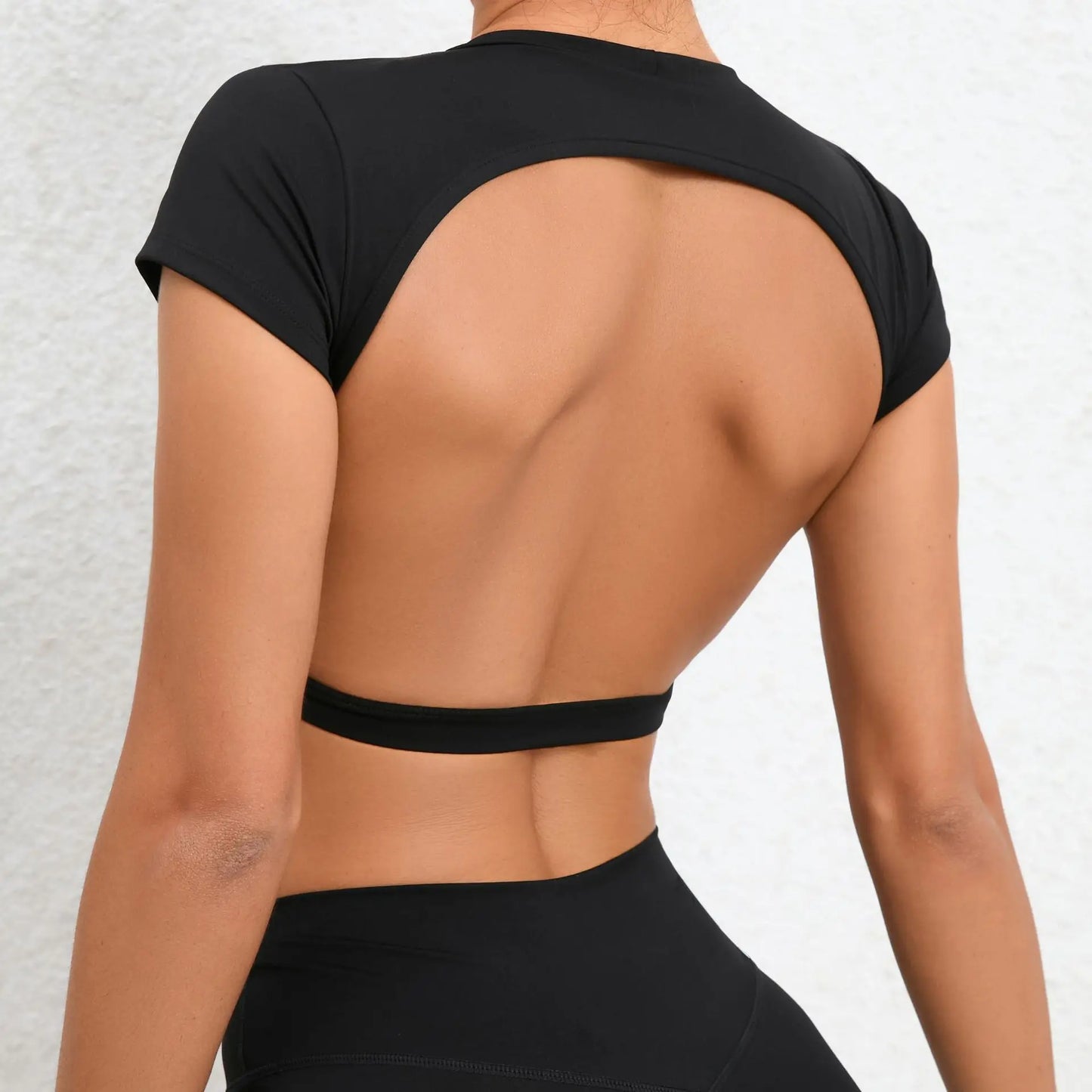 Backless Yoga Crop Top