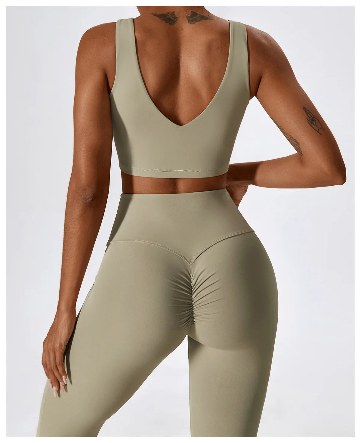 Gym Yoga Suit 2PCS Tight Fitting