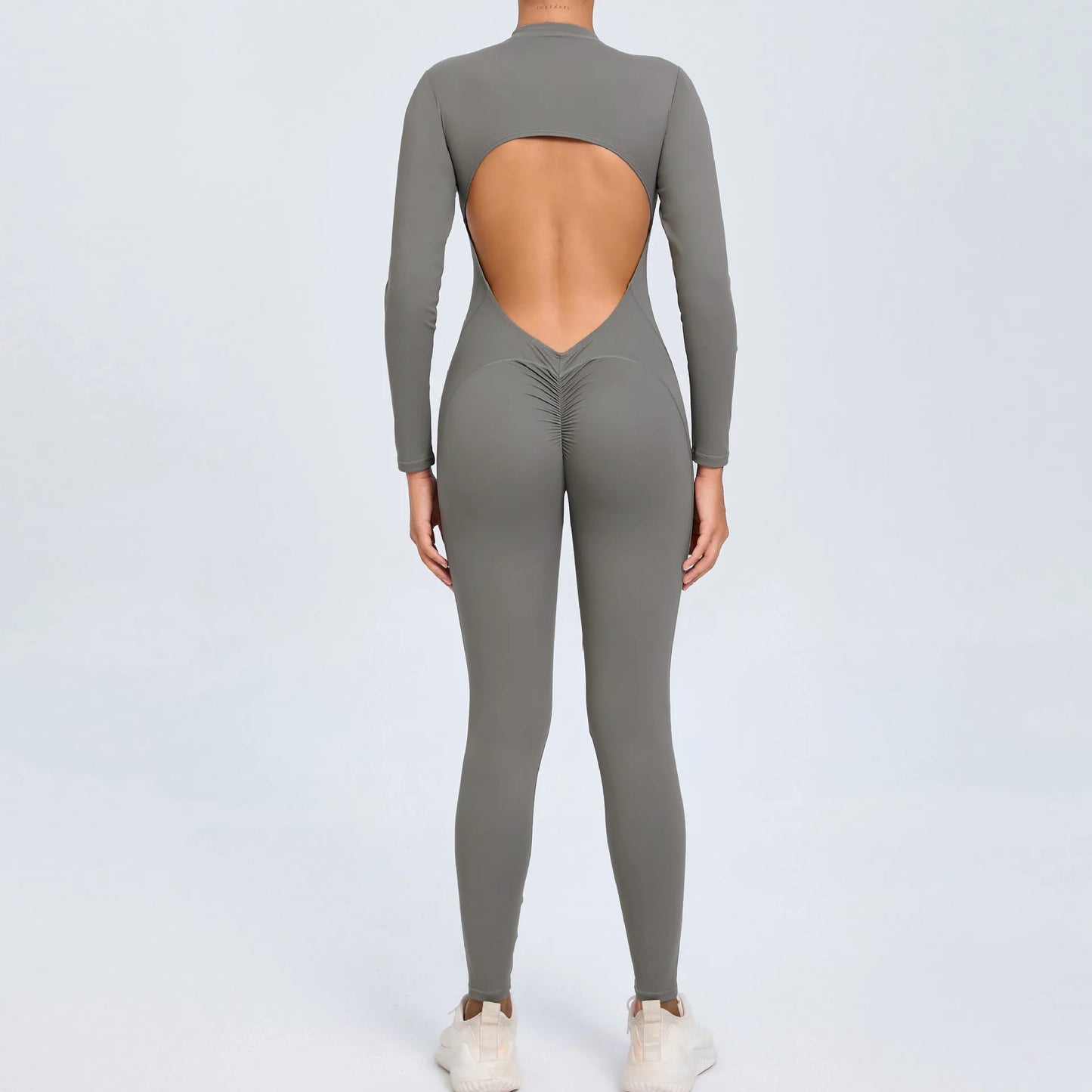 Backless Rompers Yoga Long Sleeved Women's Sportswear
