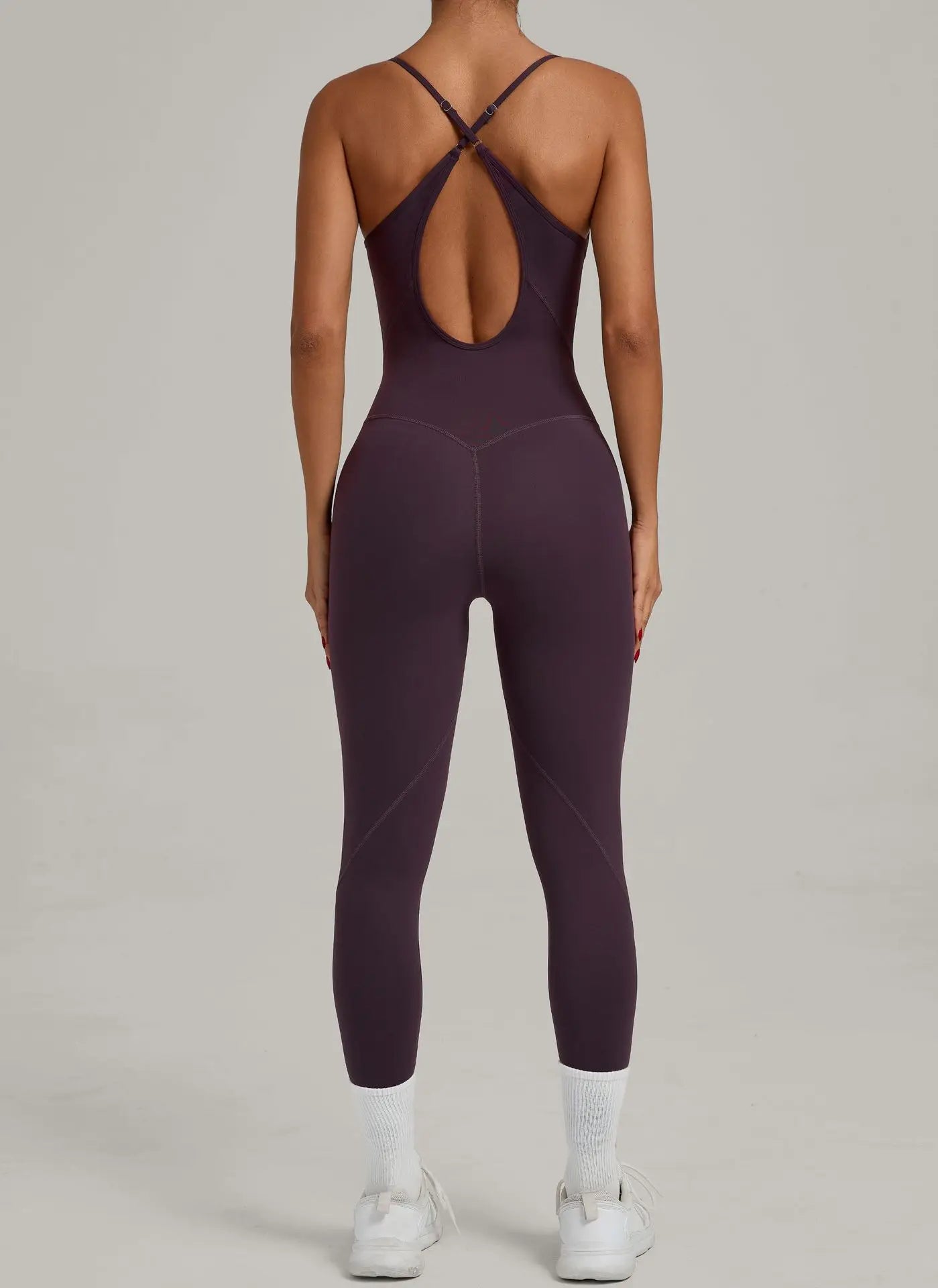 Women Yoga Backless Set Gym High Intensity Workout Clothing Seamless High Waist