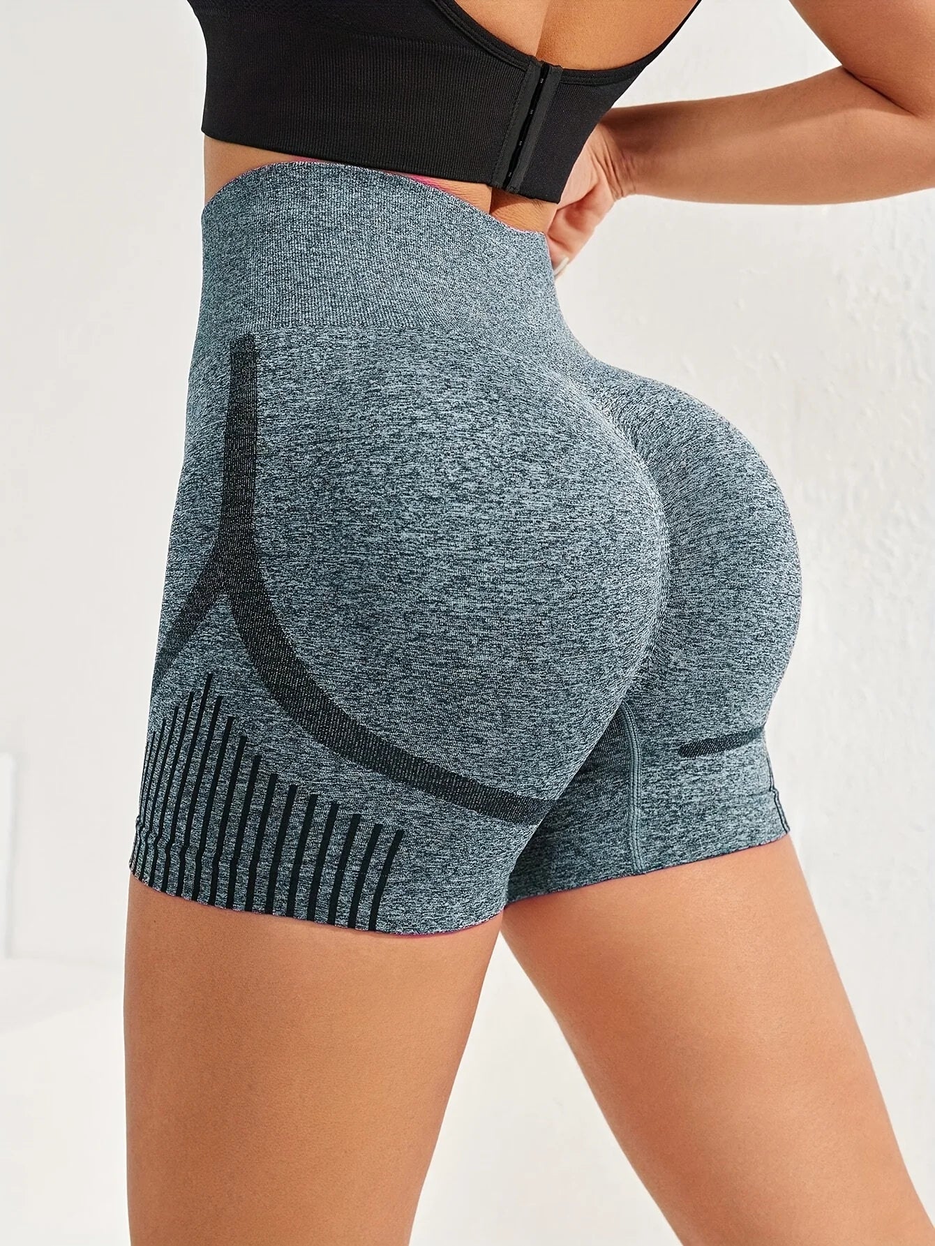 Women High Waist Yoga Shorts Push Up Fitness Gym Shorts Scrunch Butt Running Leggings Quick Dry Cycling Workout Sportswear