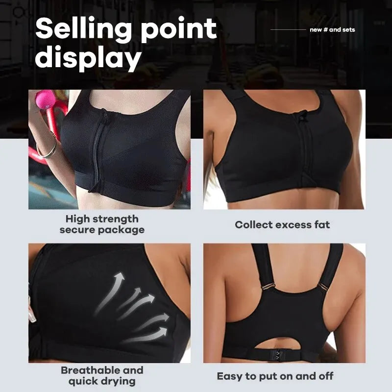 Yoga Fitness Bra Shock-absorbing