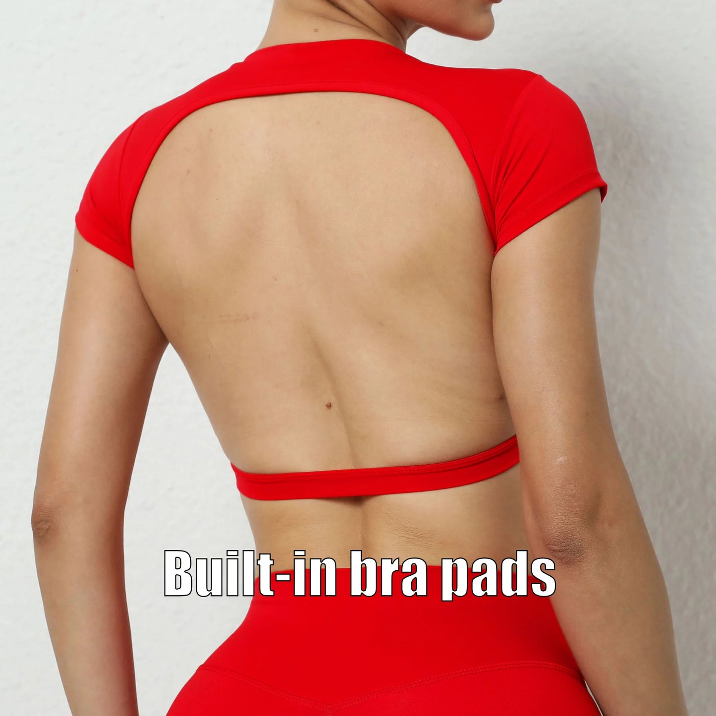 Backless Yoga Crop Top