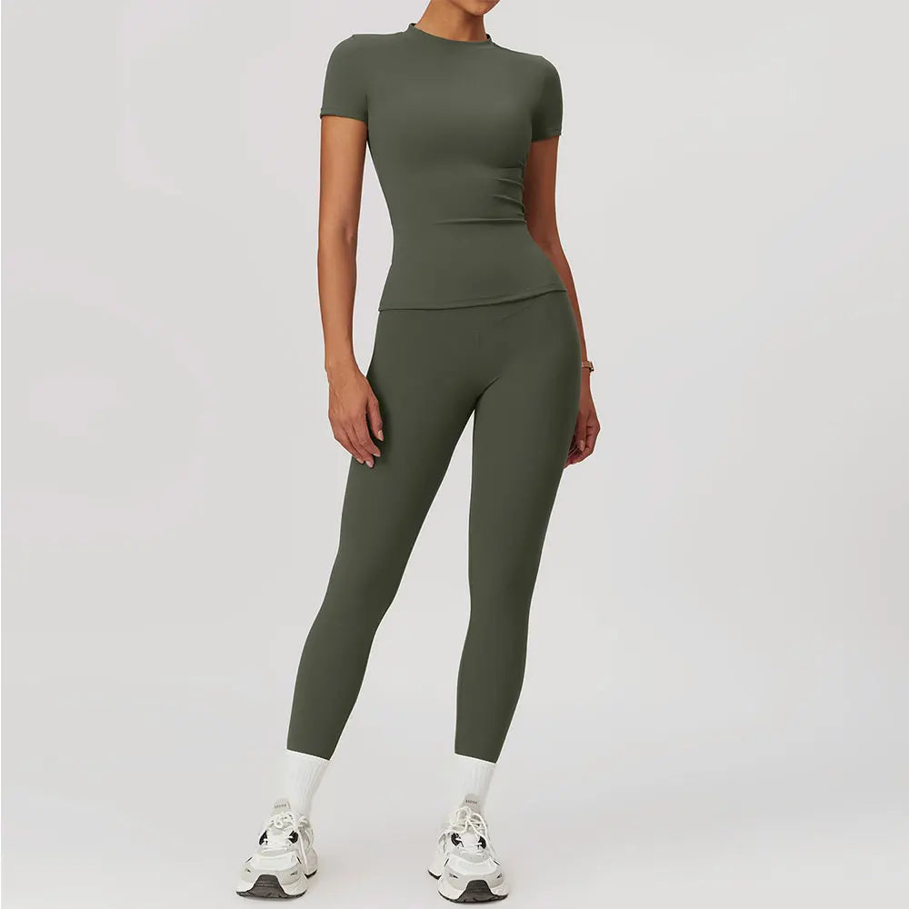 2PCS Workout Set Fitness Running Sportwear