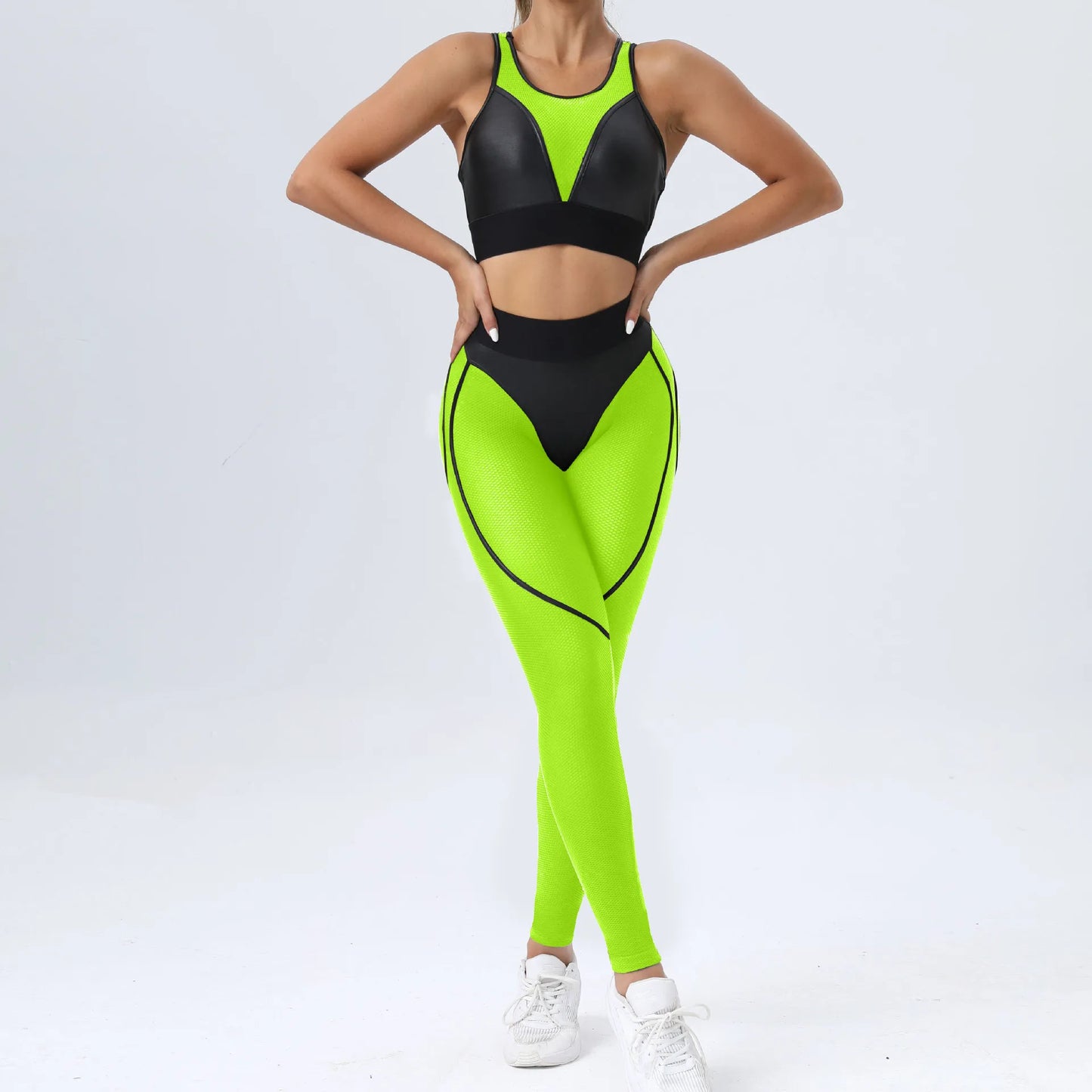 Fitness Sexy Sports Suit Women Yoga Set 2 Pieces