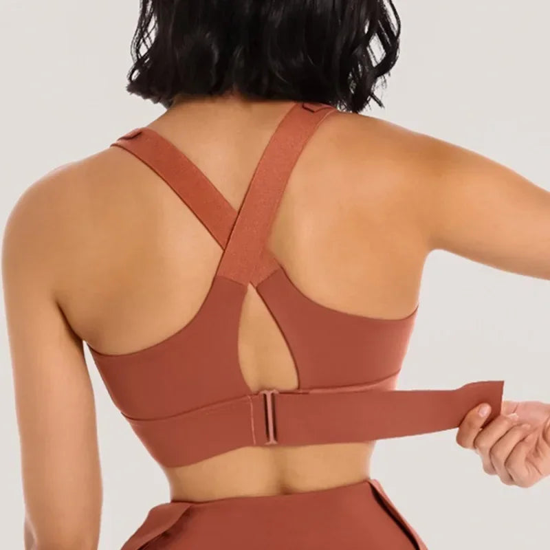 Sports Bra with Zipper