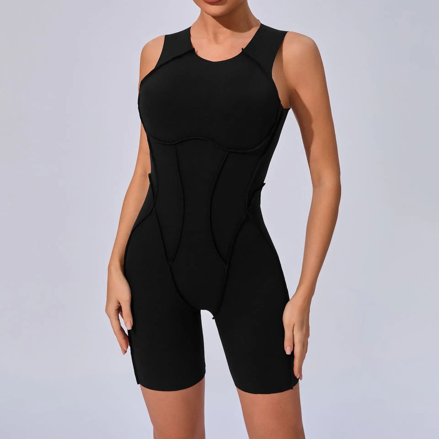 V Back Scrunch Sports Suit Women Gym