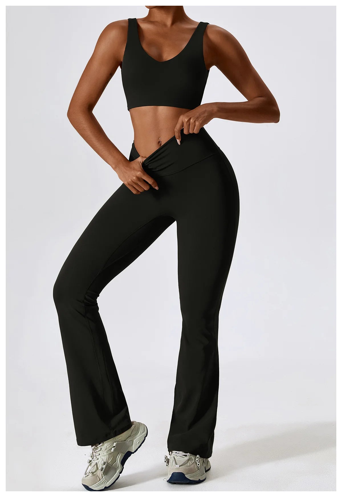 2 Pieces Women Tracksuit Yoga Set