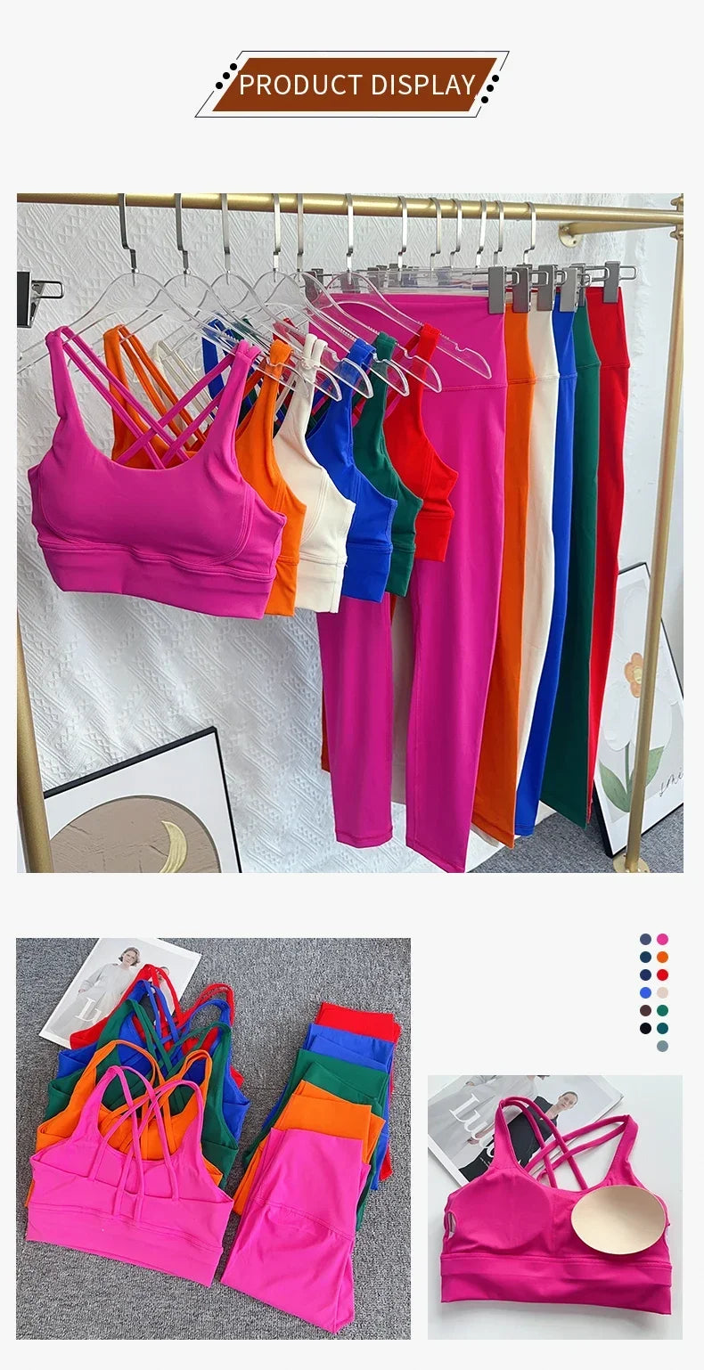 2 Piece Yoga Set Breathable Fitness