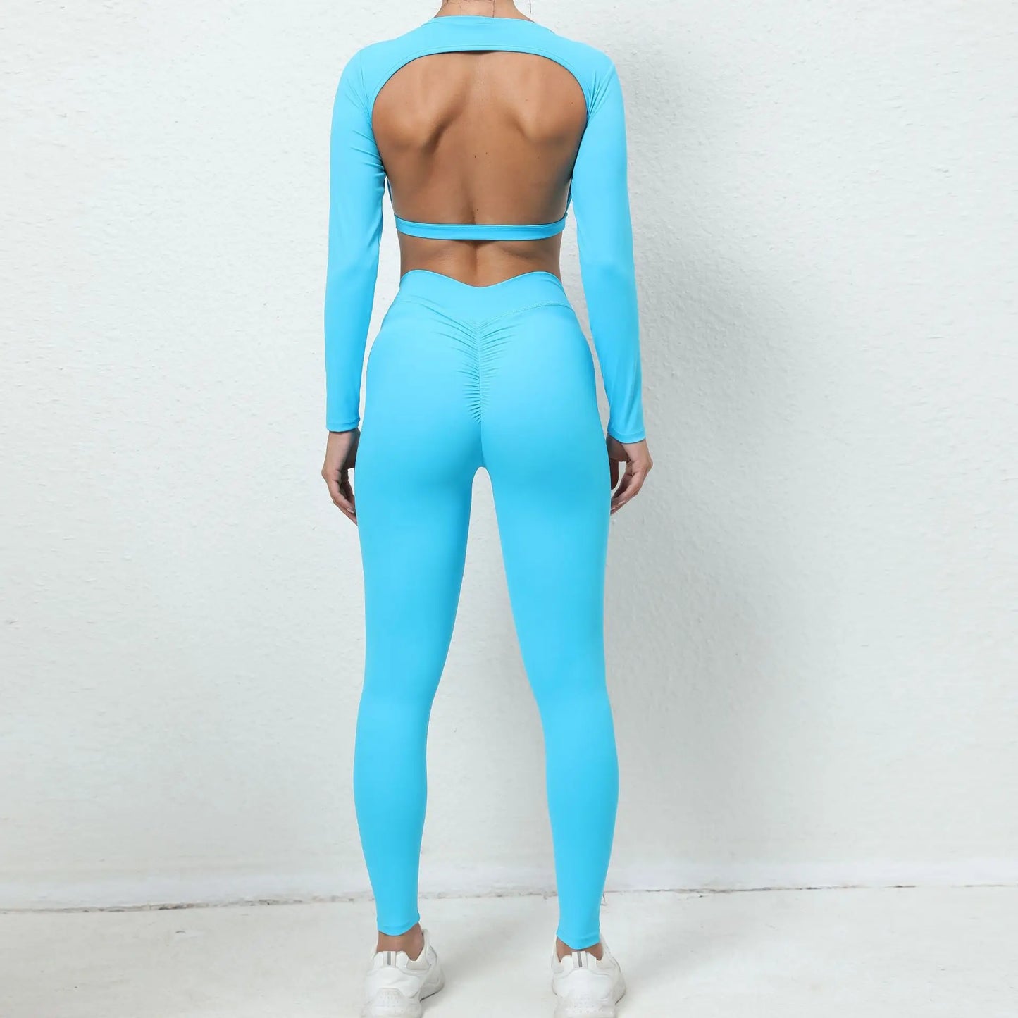 2PCS Yoga Suit Sports Set Women Clothes Gym Set