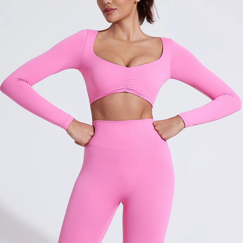 Long Sleeve Crop Top