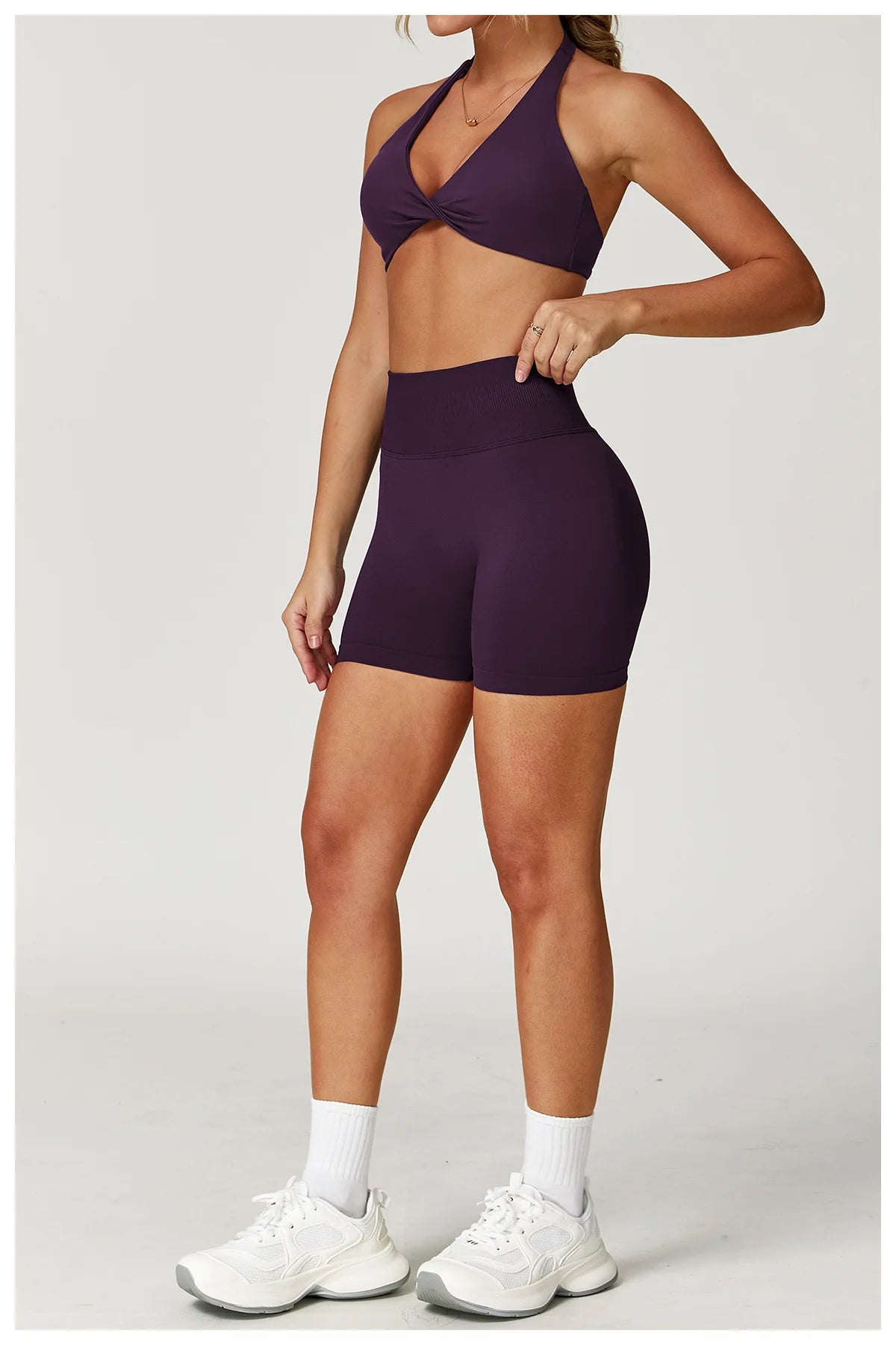2PCS Yoga Suit Sports Set Women Gym Set