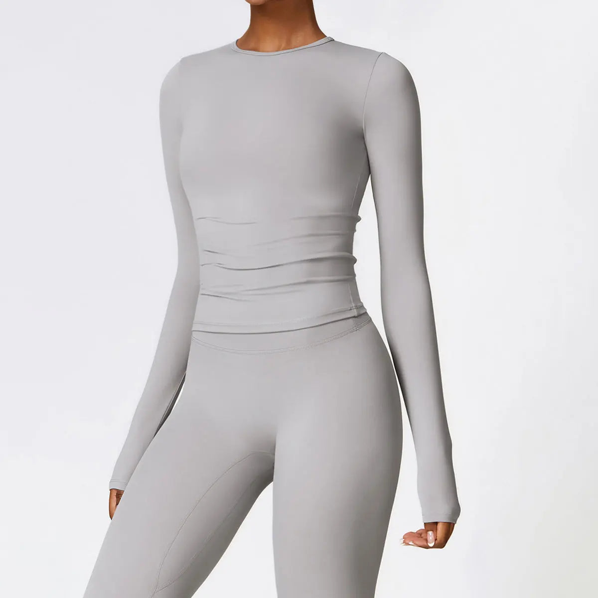 Long Sleeve Fitness Crop Top